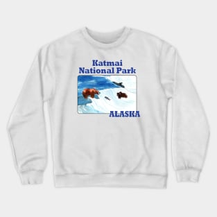 Katmai National Park and Preserve, Alaska Crewneck Sweatshirt